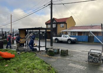 Castro: Obra de Confianza de Barrio Tejiendo Sueños suma un 40% de avance