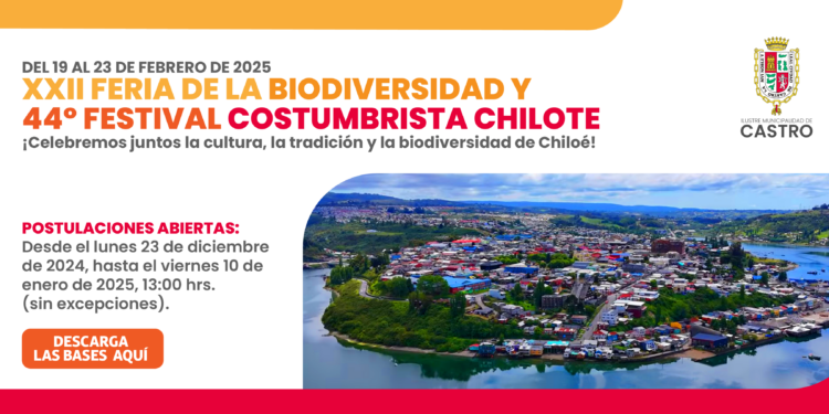 BASES DE POSTULACIÓN FERIA DE LA BIODIVERSIDAD Y FESTIVAL COSTUMBRISTA CHILOE