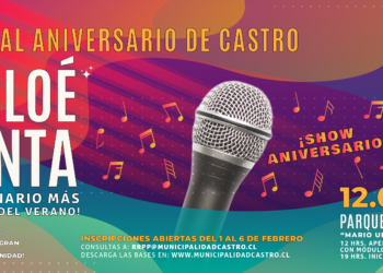 Bases Festival Aniversario de Castro ¡Chiloé Canta!