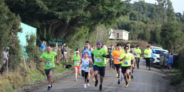 Corrida familiar une a los vecinos del sector Coihuinco
