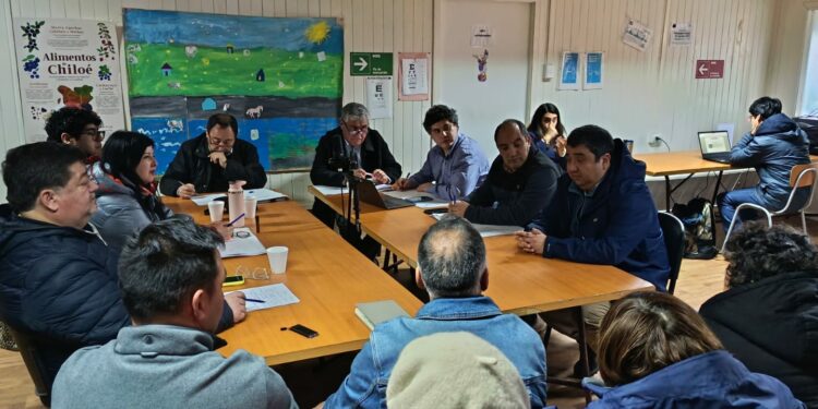 Concejo municipal de Castro sesiona en isla Chelín y aborda necesidades locales