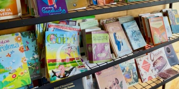 Castro concreta tercera donación de libros en Isla Quehui en la antesala del Mes del Libro