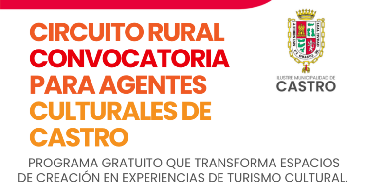 Bases de postulación Circuito Rural: Experiencias de Turismo Cultural y Creativo en Castro